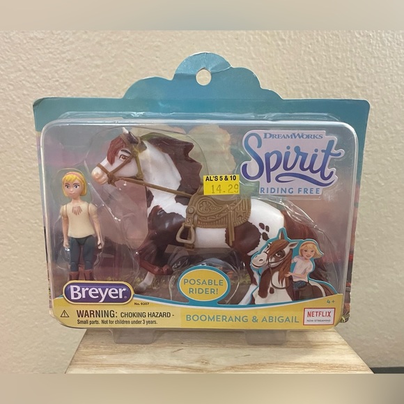 Breyer Toys Nib Breyer Spirit Riding Free Boomerang Abigail Small